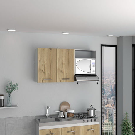 Mueble Superior de Cocina Lares Blanco 60x150cm con Un Entrepaño y con Dos Puertas - Cocinas | Bylmo