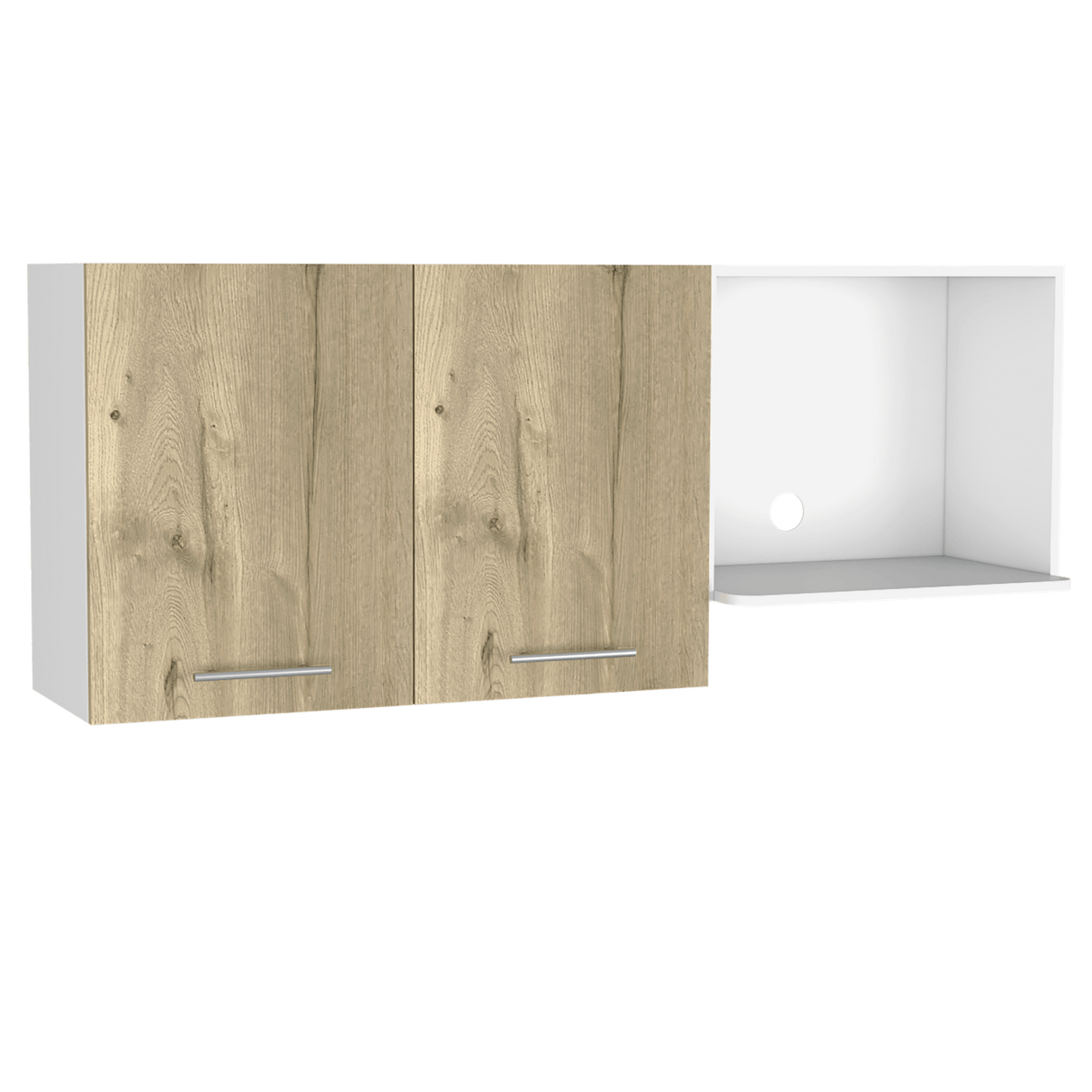 Mueble Superior de Cocina Lares Blanco 60x150cm con Un Entrepaño y con Dos Puertas - Cocinas | Bylmo