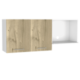 Mueble Superior de Cocina Lares Blanco 60x150cm con Un Entrepaño y con Dos Puertas - Cocinas | Bylmo