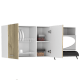 Mueble Superior de Cocina Lares Blanco 60x150cm con Un Entrepaño y con Dos Puertas - Cocinas | Bylmo
