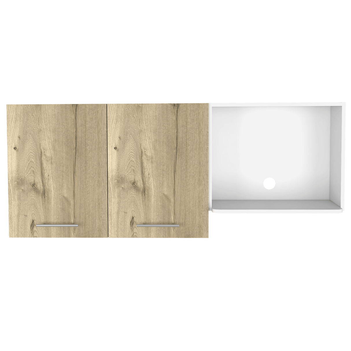 Mueble Superior de Cocina Lares Blanco 60x150cm con Un Entrepaño y con Dos Puertas - Cocinas | Bylmo