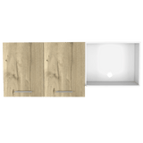 Mueble Superior de Cocina Lares Blanco 60x150cm con Un Entrepaño y con Dos Puertas - Cocinas | Bylmo