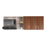 Mueble Superior con Tres Puertas Sable Dark 180 cm - Cocinas | Bylmo