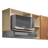 Mueble Superior con Tres Puertas Sable Dark 180 cm - Cocinas | Bylmo