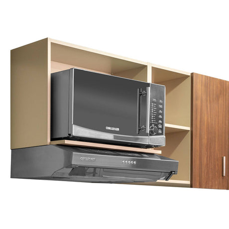 Mueble Superior con Tres Puertas Sable Dark 180 cm - Cocinas | Bylmo