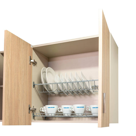 Mueble Superior con Cinco Puertas Snow Amber 180 cm - Cocinas | Bylmo