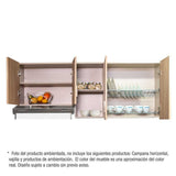 Mueble Superior con Cuatro Puertas Nyer Amber 150 cm - Muebles Superiores | Bylmo