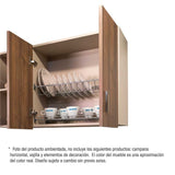 Mueble Superior con Tres Puertas Axat Dark 180 cm - Muebles Superiores | Bylmo