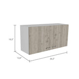 Mueble Superior de Cocina Napoles Blanco 100x100cm sin Entrepaños y con Dos Puertas - Muebles Superiores | Bylmo