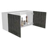 Mueble Superior de Cocina Napoles Roble gris 100x49cm sin Entrepaños y con Dos Puertas - Muebles Superiores | Bylmo