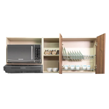 Mueble Superior con Dos Puertas Salt Dark 150 cm - Cocinas | Bylmo