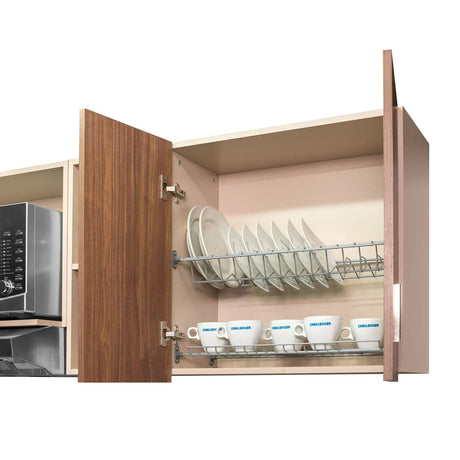 Mueble Superior con Dos Puertas Salt Dark 150 cm - Cocinas | Bylmo