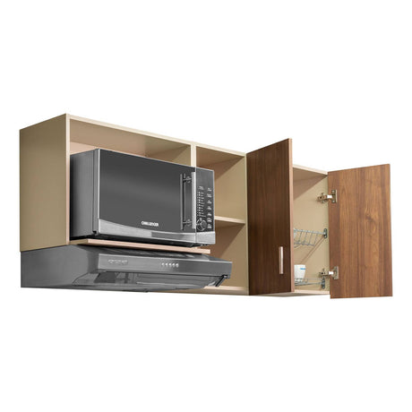 Mueble Superior con Dos Puertas Salt Dark 150 cm - Cocinas | Bylmo