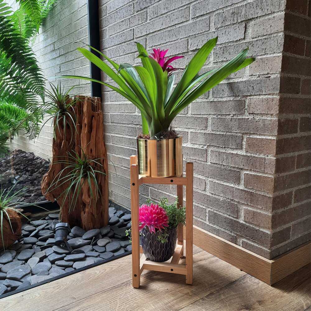 Porta Macetas Camelia Marron 40 cm x 60 cm - Jardineria | Bylmo