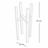 Porta Macetas Click Marron 25 cm x 60 cm - Jardineria | Bylmo