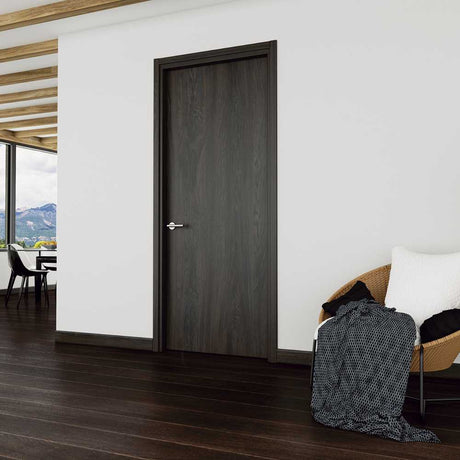Puerta Carbon Wengue 65 x 235 cm de Interior - Puertas | Bylmo