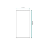 Puerta Miel 75x235cm con Acabado Melaminado para Interiores - Puertas | Bylmo