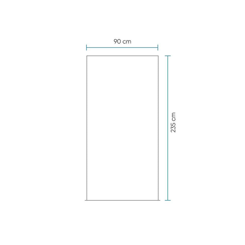 Puerta Macu Marron 90 x 235 cm de Interior