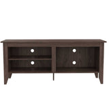 Rack de TV Essential Lite Coñac 147x61cm Para TV Hasta 65 Pulgadas sin Cajones con Ranuras para Cables y con Patas - Muebles de TV | Bylmo