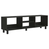 Rack de TV Tunez Wengue 160x160cm Para TV Hasta 70 Pulgadas sin Cajones y con Patas - Muebles de TV | Bylmo