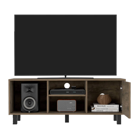 Rack de TV Soho Duna 115x45cm Para TV Hasta 45 Pulgadas con Un Cajón y con Ranuras para Cables y con Patas - Muebles de TV | Bylmo