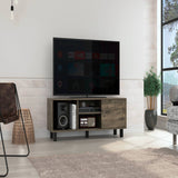 Rack de TV Soho Duna 115x45cm Para TV Hasta 45 Pulgadas con Un Cajón y con Ranuras para Cables y con Patas - Muebles de TV | Bylmo