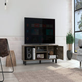 Rack de TV Soho Duna 115x45cm Para TV Hasta 45 Pulgadas con Un Cajón y con Ranuras para Cables y con Patas - Muebles de TV | Bylmo