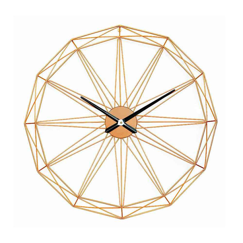 Reloj de Pared Moderno Dorado 80 cm – Bylmo