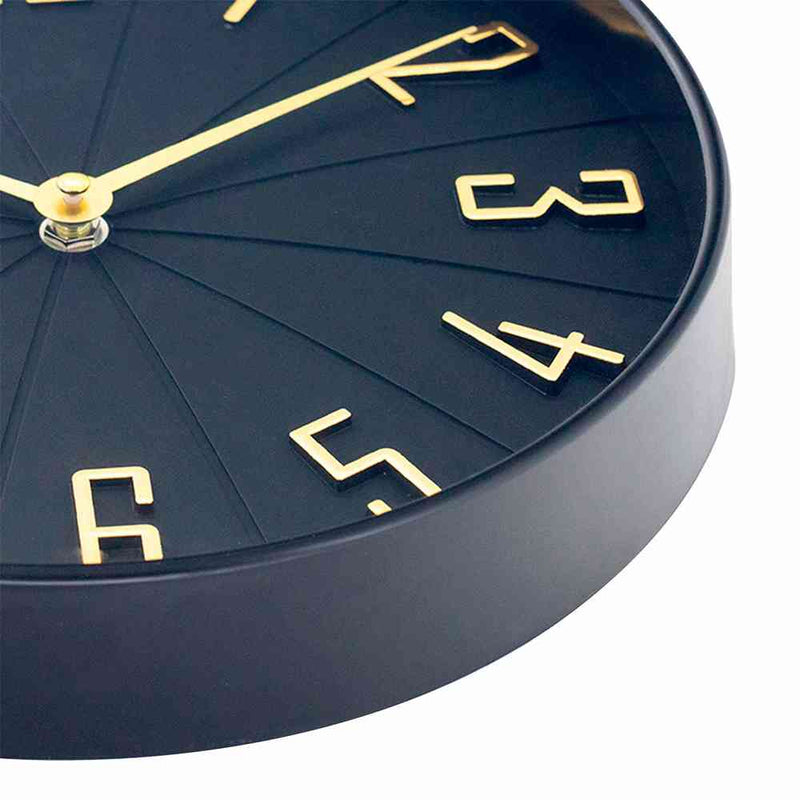 Reloj de Pared Vintage Negro 27 cm – Bylmo