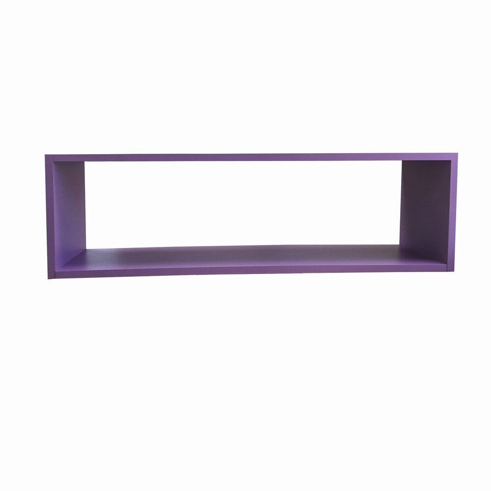 Repisa Lila 83 cm Rectangular Flotante - Repisas y Percheros | Bylmo
