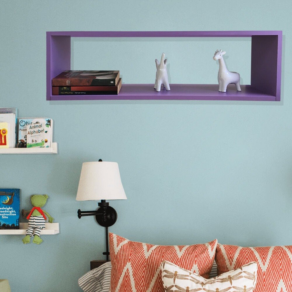 Repisa Lila 83 cm Rectangular Flotante - Repisas y Percheros | Bylmo