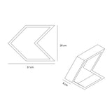 Set de 3 Repisas Saeta Rovere 37 cm - Repisas y Percheros | Bylmo