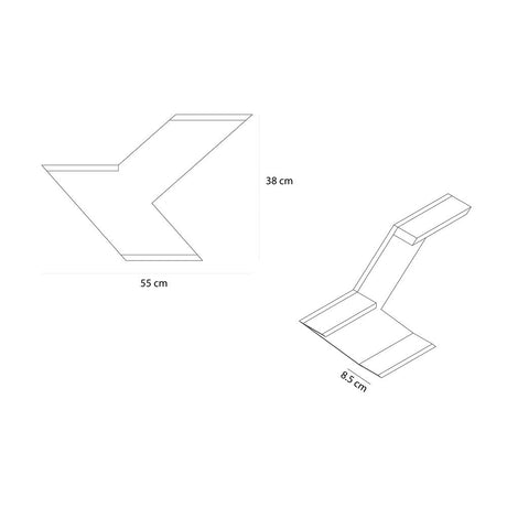 Repisa Yatra Rovere 45 cm - Repisas y Percheros | Bylmo