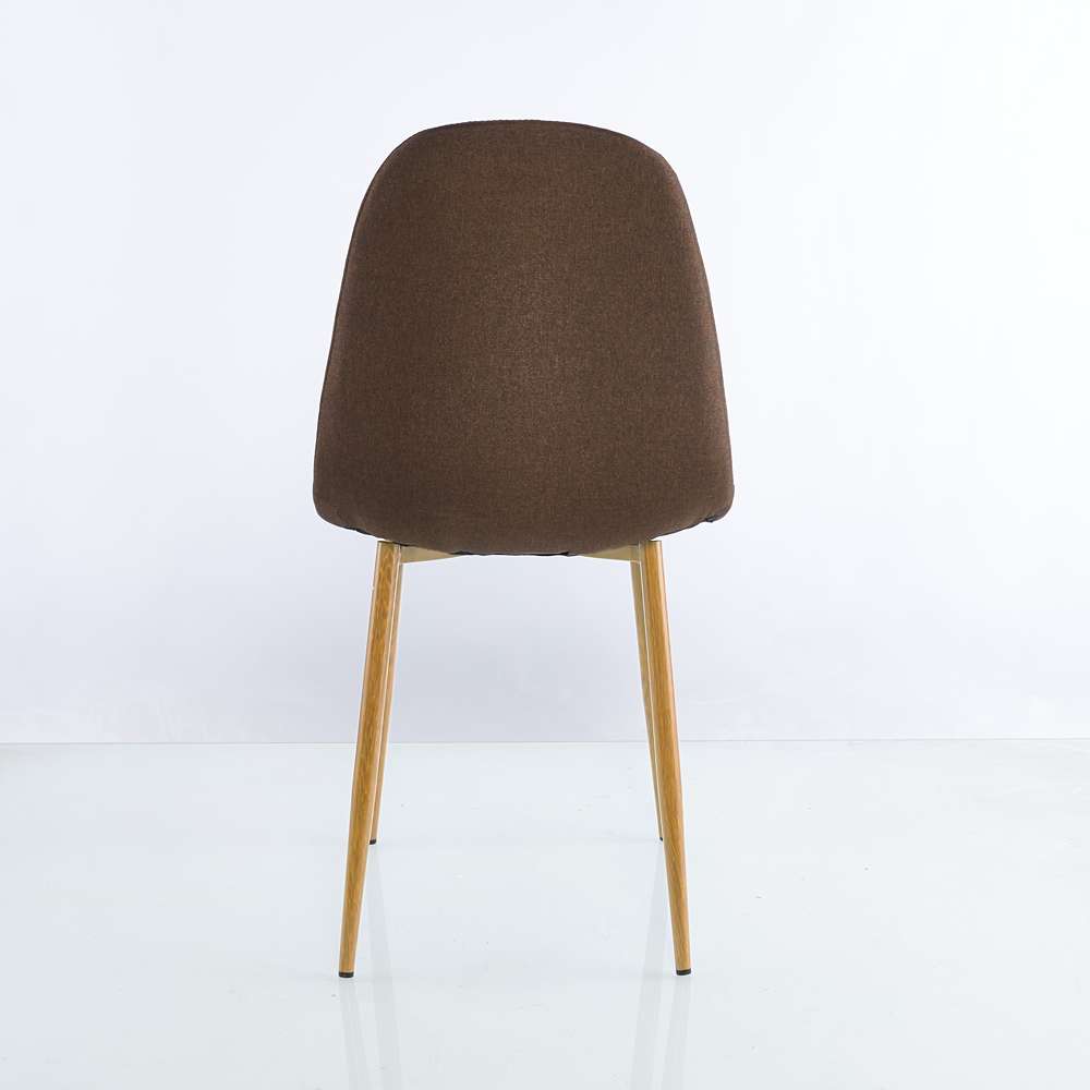 Set x 4 Sillas Concept Café Oscuro 85 cm con Patas Metálicas - Sillas y Butacos | Bylmo