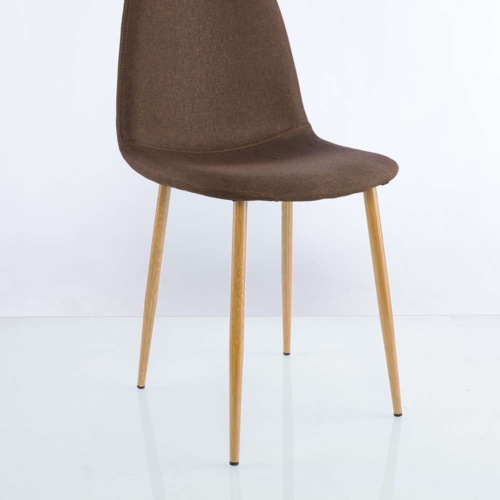 Set x 4 Sillas Concept Café Oscuro 85 cm con Patas Metálicas - Sillas y Butacos | Bylmo