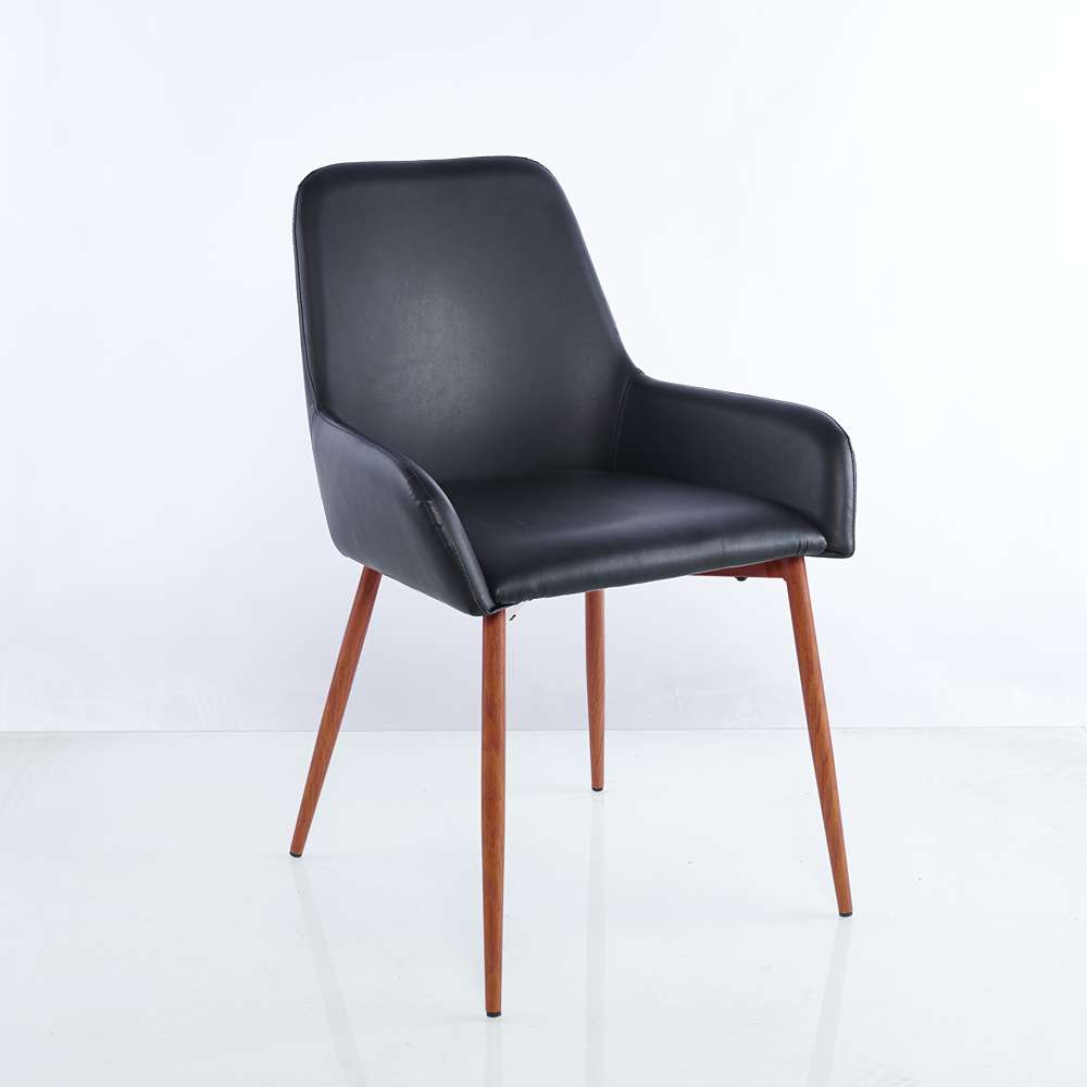 Set por 2 Sillas Negro 85x85cm Asiento Cuadrado con Espaldar - Sillas y Butacos | Bylmo