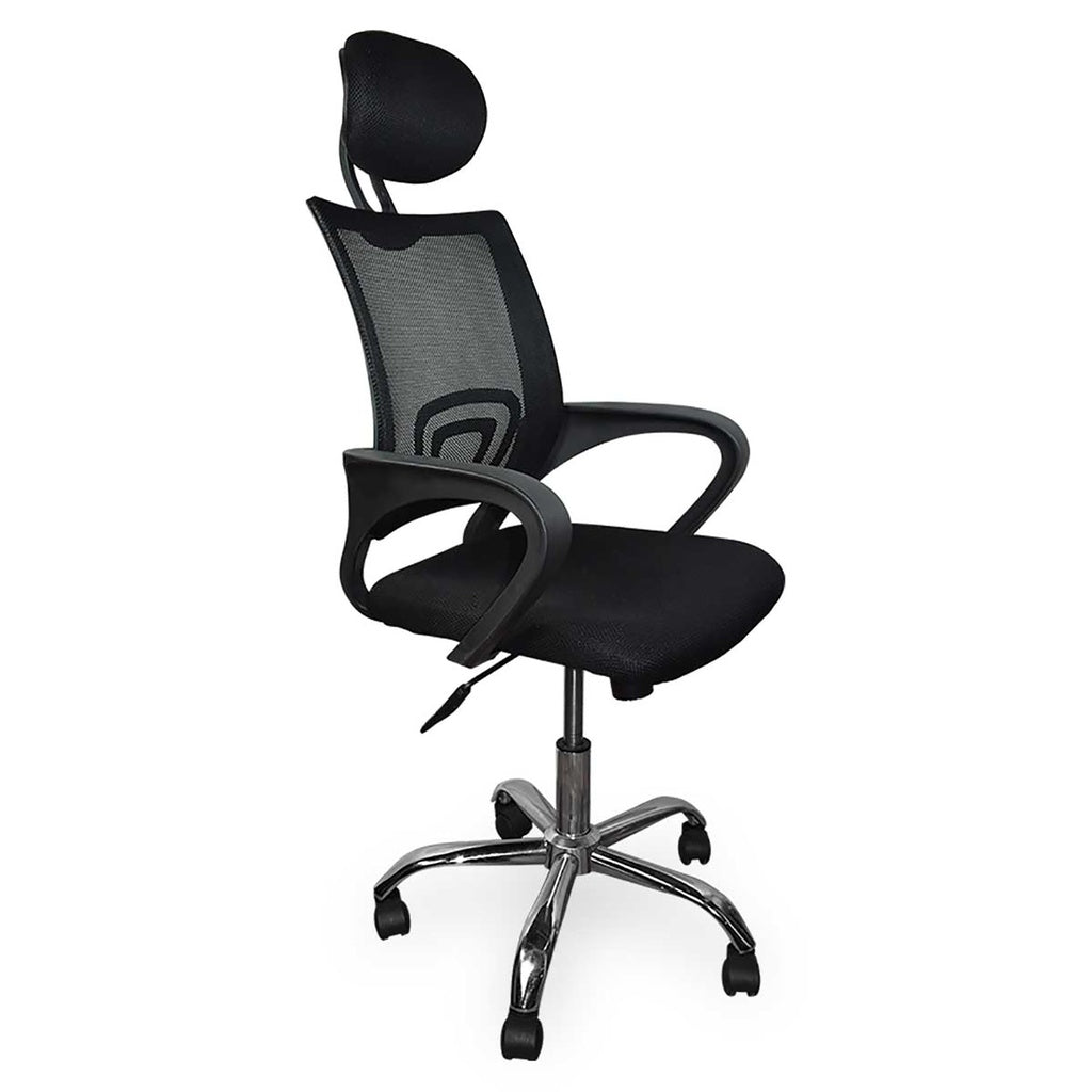 Silla Gerencial Libertad Alta Negro 55 x 46 cm Ergonómica - Sillas de Oficina | Bylmo