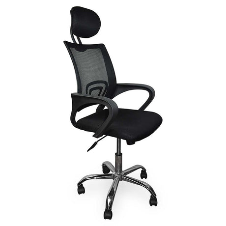 Silla Gerencial Libertad Alta Negro 55 x 46 cm Ergonómica - Sillas de Oficina | Bylmo