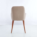 Set x 2 Sillas Just Café Claro 85 cm con Patas Metálicas - Sillas y Butacos | Bylmo