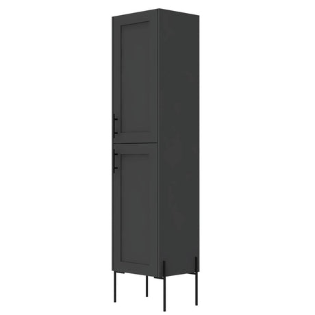 Mueble Auxiliar Plomo 45 cm con Dos Puertas - Gabinetes | Bylmo