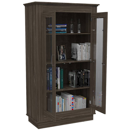 Vitrina Alcamo Siena 103x180cm con Cuatro Compartimientos - Bibliotecas | Bylmo