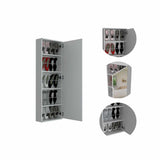 Zapatero Muvi Blanco 47x138cm Vertical de Cinco Niveles para Diez pares de Zapatos - Zapateros | Bylmo