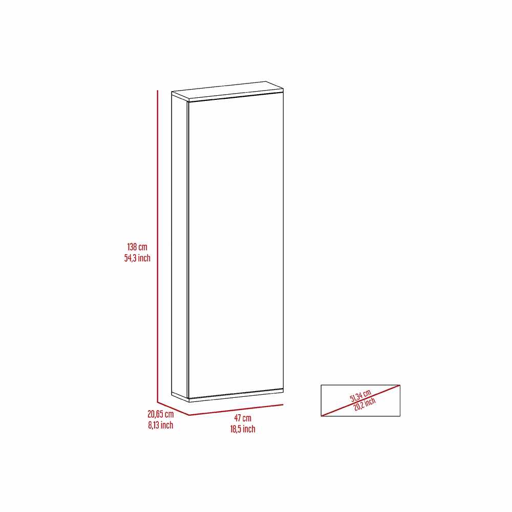Zapatero Muvi Wengue 47x138cm Vertical de Cinco Niveles para Diez pares de Zapatos - Zapateros | Bylmo